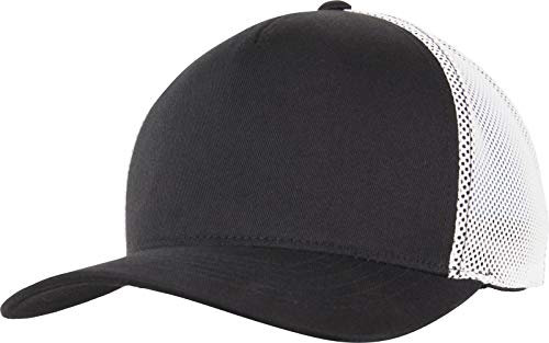 Flexfit 110 Trucker Cap, Black/White, one size