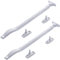 2X White Casement Stay 10 Long Arm Opening Top Hung UPVC Window Latch Lock Catch