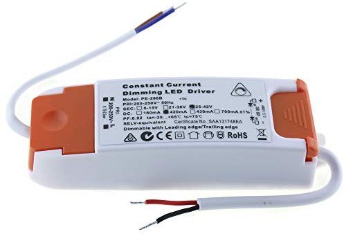 LED Treiber / Netzteil 25-42V DC; 420mA; dimmbar über Phasenanschnitt / Phasenabschnitt; Konstantstrom LED Treiber; für LED Panele; PWM