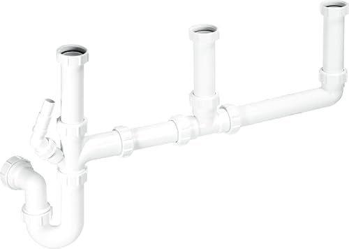 McAlpine SK3 Standard Three Bowl Sink Kit - Essential Plumbing for Kitchens