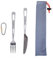 Boundless Voyage Ultra light Titanium Knife and Fork Camping Outdoor Tableware Cutlery Set 2 Pcs