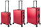 Travelhouse Koffer Oslo · 3-teiliges Set · Komplett aus Aluminium · Hartschalen Gepäck · TSA · Reisegepäck Reisetrolley Trolley Reisekoffer · Vol. S-44L · M-72L ·L-102L· Rot