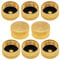 Uenede 8PCS Solid Brass Propane Bottle Caps Suitable for All 1LB Gas Refill Tank Cylinder Sealed Protect Cap