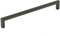 Gedotec Stangengriff lang | DER U | Möbelgriff Grau gebürstet Länge: 168 mm - Bohrabstand: 160 mm | 1 Stück | Relinggriff für Küche mit Zubehör | Griff Möbel | Schrankgriffe Badezimmer-Schrank