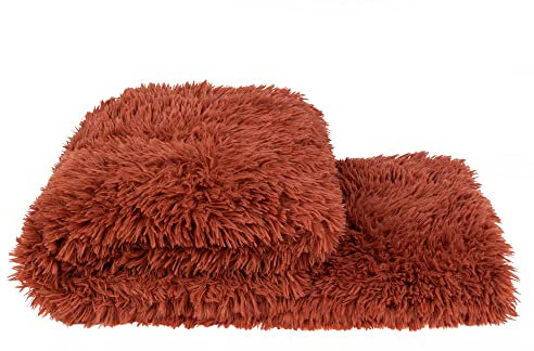 'zoeppritz since 1828' – Kunstfell Kuscheldecke – flauschig-voluminöse und langhaarige Fellimitat-Decke – 140x190 cm – 290 Rust– von ’zoeppritz since 1828’, 203290-290-140x190, Rostfarben, 140x190cm