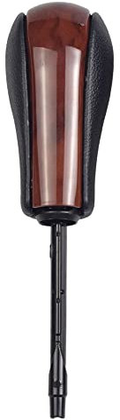 Schaltknauf Leder Schalthebel Automatisch für BMW E36 (1997-1999) E38 E39 E46 Z4 Z3 E53 X5 X3 E60 (Holz)