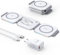 Mag-Safe charger,Hohosb 3 in 1 Wireless Charger Station,15W Max Compatible with iPhone 14/13/12/11/Pro/Pro Max/XS/X/SE/Samsung,Air-Pods Pro/2/3,iWatch 7/6/ SE/5/4/3/2-White(18W Adapter Included)