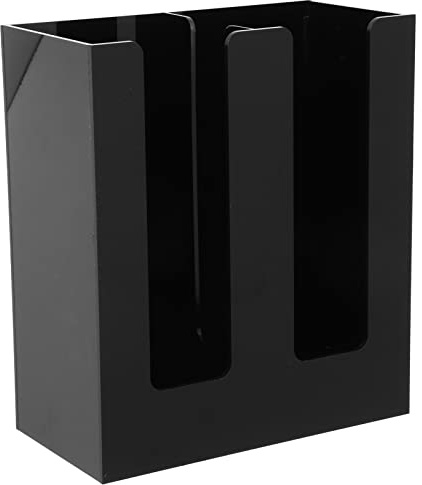 GANAZONO Einwegbecherspender Aus Acryl Pappbecherorganisator Für Tischplatte Und Wandmontage Desktop Cup Holder Für Küche Büro Und Zuhause 8.27 X 4.21 X 9.45 in
