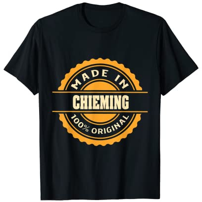 Chieming Stadt Retro Geboren In Chieming T-Shirt
