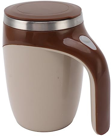Haofy Taza de café con agitación magnética automática para el hogar, revestimiento de acero inoxidable, taza de mezcla eléctrica (café)