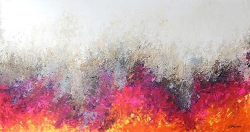WEISE XXL Acrylbild Abstrakt ART Gemälde Modern 169 x 91cm Leinwand 50/22 NEU