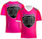Maillot de football personnalisé pour hommes/femmes/jeunes cousu numéro de l'équipe maillot de sport d'extérieur de luxe, rose, S