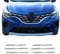 Kühlergrill Leisten Grillleisten für Renault Captur 2020-2025 Chrom Silber 6x
