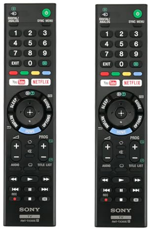 2PCS RMT-TX300E Télécommandes remplacées -VINABTY-fit pour Sony bravia TV télécommande RMTTX300E 1-493-314-11 KD-43X720E KD-49XE8396 KDL-50WF665 KDL-43WE755 KD-65XE7096 KD-55X720E