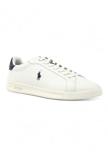 Polo Ralph Lauren HRT CRT II 809949791 Herren Sneaker Low aus Leder, Mehrfarbig, 42 1/3 EU