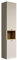 trendteam smart living - Sao Paulo - Hochschrank - Kashmir (Beige)/Evoke Eiche - Badezimmerschrank mit offenem Fach und 3 Einlegeböden - (BxHxT) 40 x 186 x 31 cm - Soft-Close-Funktion