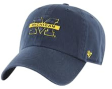47 Michigan Wolverines Clean Up Cap - Navy - One Size NY - Navy One Size