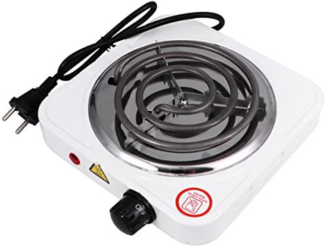 Holibanna 1000w Cafetera De Temperatura Regulable Quemador De Estufa Quemador De Mesa Para Estufa Portátil De Camping Eléctrica Portátil Calentador Electrico