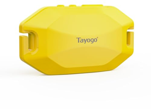 Tayogo Rock Pro Auriculares de Conducción Ósea Impermeables, 4 en 1 Abiertos para Natación, Running y Deporte con Bluetooth, MP3, Radio FM y Modo de Recepción (Amarillo)
