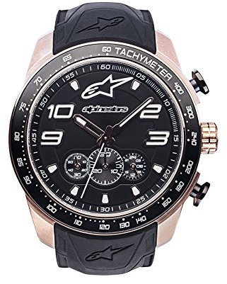Alpinestars Herren Analog Quarz Uhr mit Silikon Armband 1017-96011