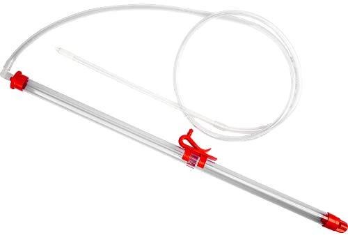 Browin 353005 Automatischer Siphon mit Ventil und Griff – 64 cm, für das Abfüllen von Wein und Bier
