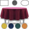 EXKLUSIV HEIMTEXTIL Gartentischdecke mit Fransen Tischdecke Classic Outdoor PVC Weichschaum rutschhemmend für Garten, Balkon, Terrasse 150x210 cm oval blau