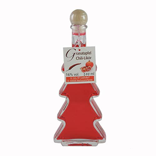 Granatapfel Chili-Likör im Tannenbaum (0,2 l / 16% vol.)