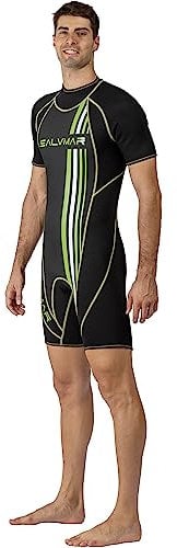 SALVIMAR Shorty Man, Mutino da Snorkeling Uomo, Nero, 2,5mm S
