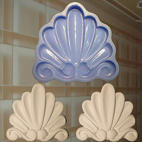 Gießform Stuck Seife Machen Blume Verzierung Silikonform Ornament Relief (91)