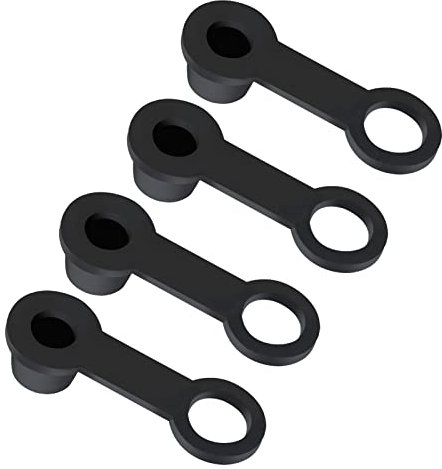 Bouchon à vis de frein de moto, 4 pièces 8mm moto universel frein à disque bouchon à vis vis d'huile de frein bouchon en caoutchouc adapté pour moto moto