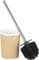 4pc Brown Rope Wrap Ceramic Bathroom Accessory Dispenser Toilet Brush Set (Toilet Brush)