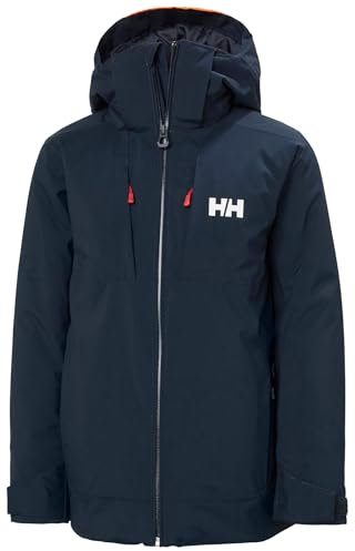 Helly Hansen W Snowplay Jacket, Chaqueta De Pluma Para Acampada Y Marcha Niño Unisex Youth, Azul (Blue), 10 Años