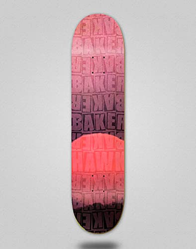 Baker Skateboard Deck Hawk Pile Red 8.125 x 32