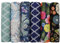 UOOOM 6 Stueck 50 x 50cm Stoffpakete Patchwork Stoffe Baumwolle tuch DIY Handgefertigte Nähen Quilten Stoff Baumwollgewebe Verschiedene Designs (Farbe 9012#)