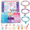 WuikerDuo Kinder DIY Perlen Kits, Schmuck Armband Halsketten String Making Kit, Armbänder Art Craft Kit für Mädchen Kinder