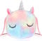 WolinTek Plüsch Einhorn Tasche, Süße Handtasche Mädchen, Gepudert Umhängetasche Mädchen, Plüsch Tasche, Small, Praktische Geburtstagsgeschenke für Girls