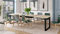 Mazzoni Design Esstisch Avella Tisch ausziehbar 160 bis 310 cm, Farbe:Sonoma Eiche - Schwarz matt