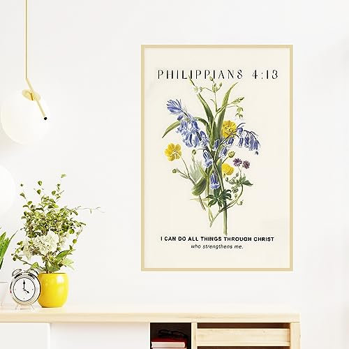 Acolabare 3-teilig Violette Glockenblumen Wandbild