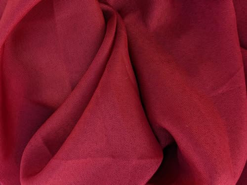 Jute Stoff rot dunkelrot Meterware