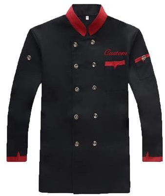 Chaquetas de Chef Personalizadas, Camisa de Chef de Manga Larga, Sombrero de Chef, Delantal, Conjunto Completo de Uniformes de Cocina para Mujeres y Hombres