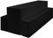 Lumaycens 1 Pack Bierbank Hussen & Biertisch Husse 3er-Set, 220 x 50 x 80 cm in Bierzeltgarnitur, Biertischhusse Premium für 50 cm Blickdicht waschbar Tisch für Outdoor-Bankette (schwarz)