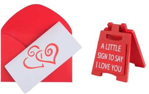 Thyonta Red Creative Ornament Romantic Lover Ornament Romantic I Love You Sign Birthday, Anniversary, Christmas, Wedding Gifts For Girlfriend, Wife