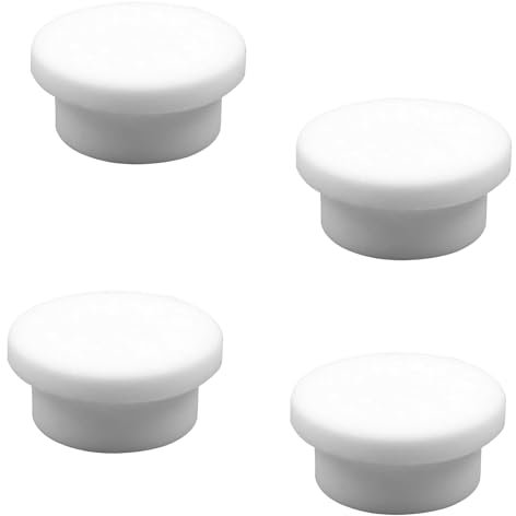 4 piezas de cubierta de agujero de desbordamiento para fregadero de cocina, tapa de desbordamiento de fregadero de cocina, tapa de desbordamiento redonda para fregadero de cocina, cubierta de