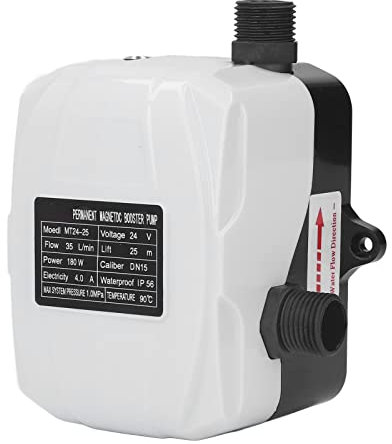 Pompa Booster Pressione Giardino, Pompa Booster Pressione Acqua Pompa Booster Pressione Acqua Corsa Alta 180 W Pompa Giardino Autoadescante per Casa Bagno Cucina Lavanderia