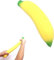 1Pc Gelb Squishy Banana Spielzeug Squeeze Banana Dekor,Anti Stress Squeeze Spielzeug Stretchy,Stress Relief Fidget Squeeze Dekor für Erwachsene,Party-Scherzartikel,Squeeze