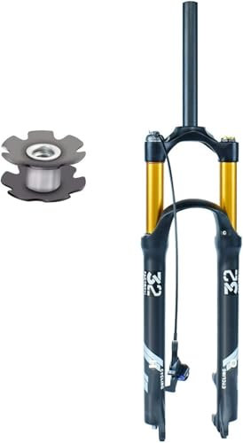 KLYso 1-1/8 Gerades Rohr Remote Lock QR 9mm Federweg 120mm Gabeln Schwarze MTB Federgabel(Remote Control,29 inch)