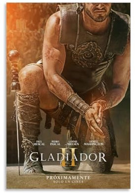 TPLLPK Filmposter, Motiv: Gladiator 2, dekoratives Gemälde, Leinwand, Wandposter und Kunstdruck, moderne Familienschlafzimmer-Dekoration, Poster, 30 x 45 cm