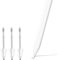 4 Unités Alliage Pointes de Remplacement pour Xiaomi Redmi Pad Pro Smart Pen Xiaomi REDMI Pad Pro 12,1, Super Durabilité, Contrôle Précis, Amicale de L'écran, Blanc