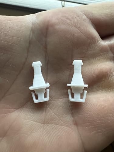 Replacement striker set compatible with Brabantia Touch Bin lid catch unit lock (Pack of 2) colours may vary white or black