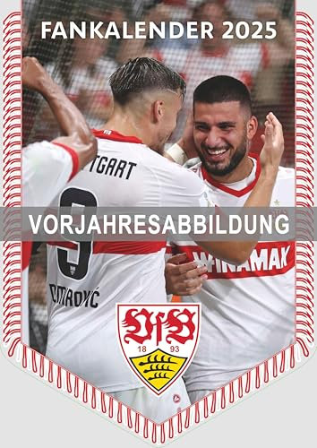 VfB Stuttgart 2026 - Bannerkalender - Fan-Kalender - Fußball-Kalender - 29,7x42 - Sport: Fankalender 2026